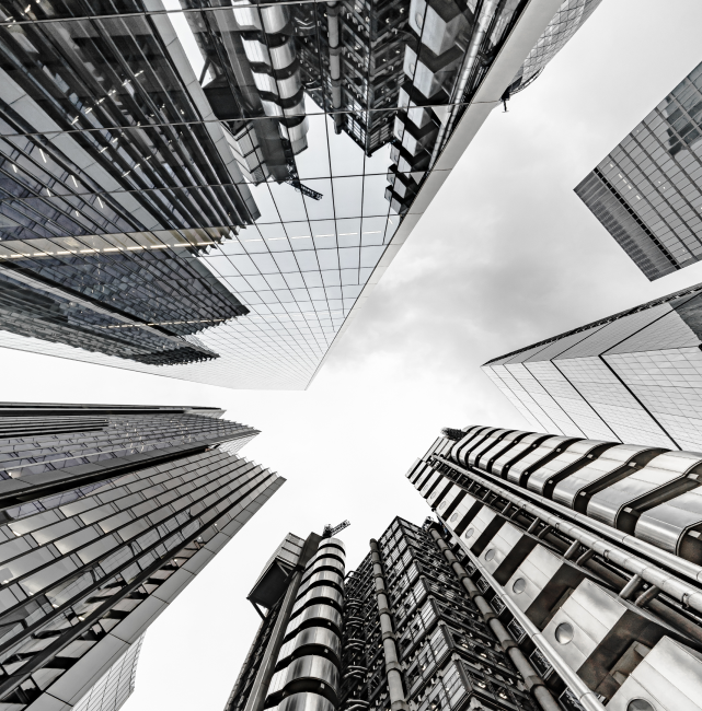 Rascacielos perspectiva